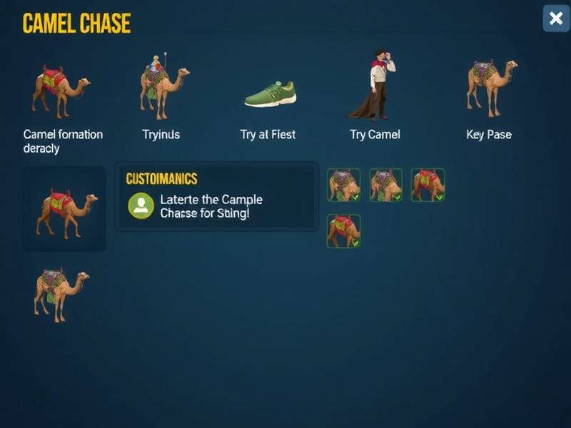 Camel Caravan Chase Customization Options